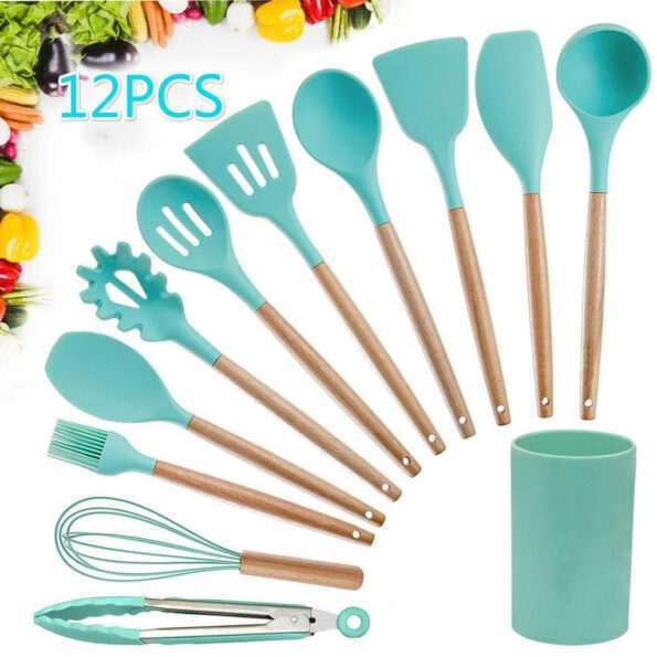 silicone spoon set 2