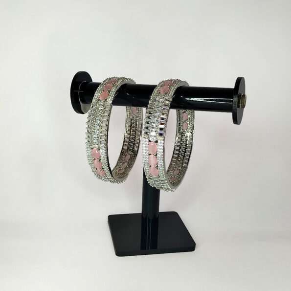 Pink and Silver Bangles (01)